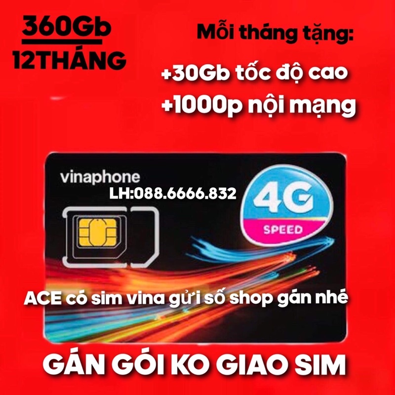 SIM VINA VÀO MẠNG 12 THÁNG KHÔNG NẠP TIỀN ( 60gb-180Gb-360gb- 840Gb)