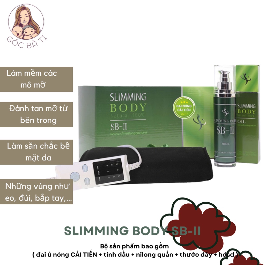 BỘ Ủ NÓNG SLIMMING BODY SBII CẢI TIẾN [ CAM KẾT CHÍNH HÃNG ]