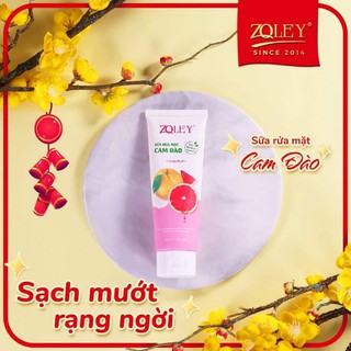Sữa rửa mặt cam đào Zoley