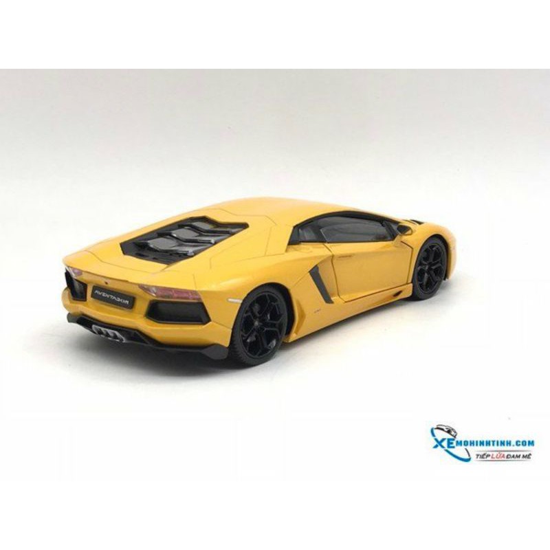 Xe Mô Hình Lamborghini Aventador Lp700-4 1:24 Welly ( Vàng )&lt;br&gt;