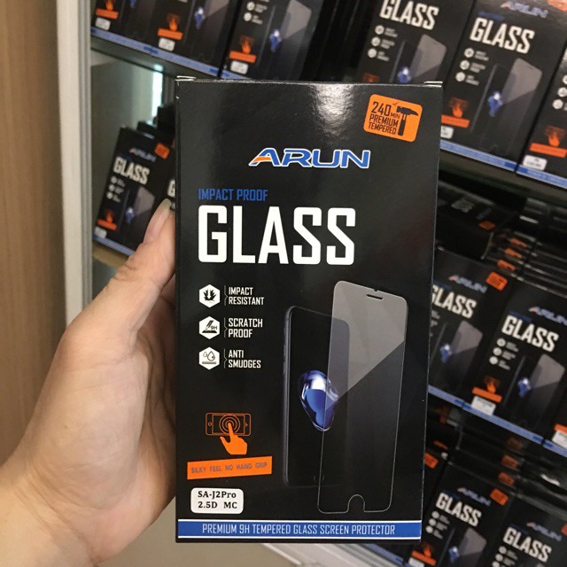 Cường lực Samsung J2 Pro chính hãng Arun