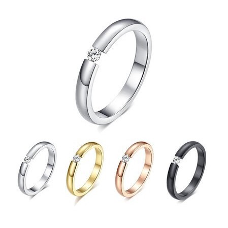 Nhẫn Đeo Tay Kim Loại Đính Đá Phong Cách Âu Mỹ Thời Trang Cho Nữ