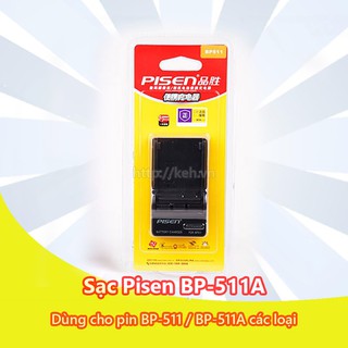 Sạc pisen bp-511a cb-5l for canon 50d, 40d, 30d, 20d, 5d