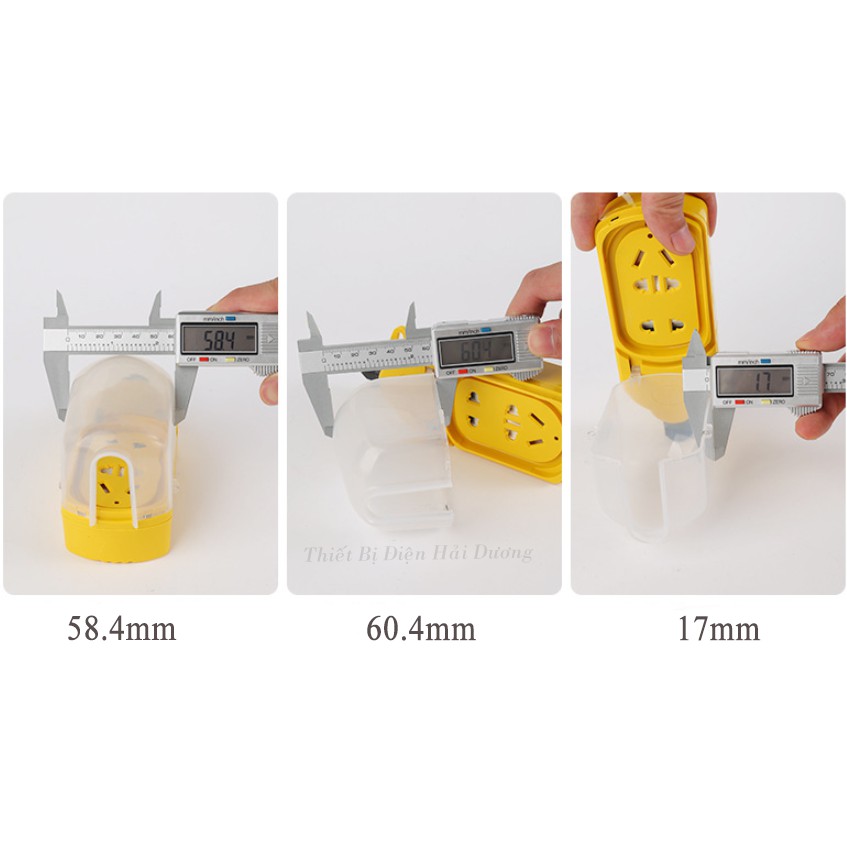 Ổ Cắm Điện Không Dây Nối Đất - Chống Cháy Nổ , Chống Nước - An Toàn Tiện Lợi - Energy Green Lighting - Bảo Hành 12 Tháng