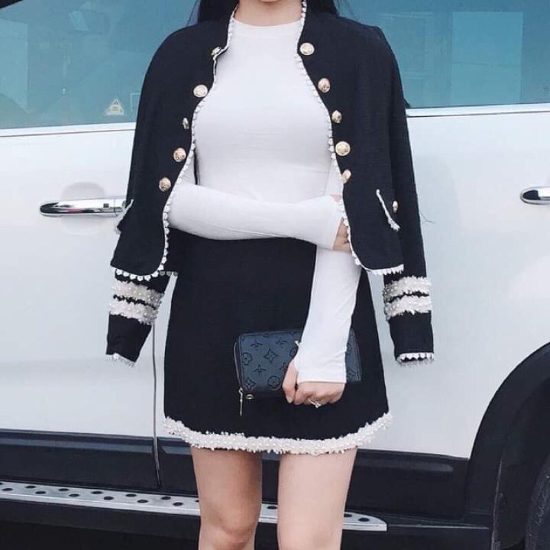 Set dạ tweed ngọc