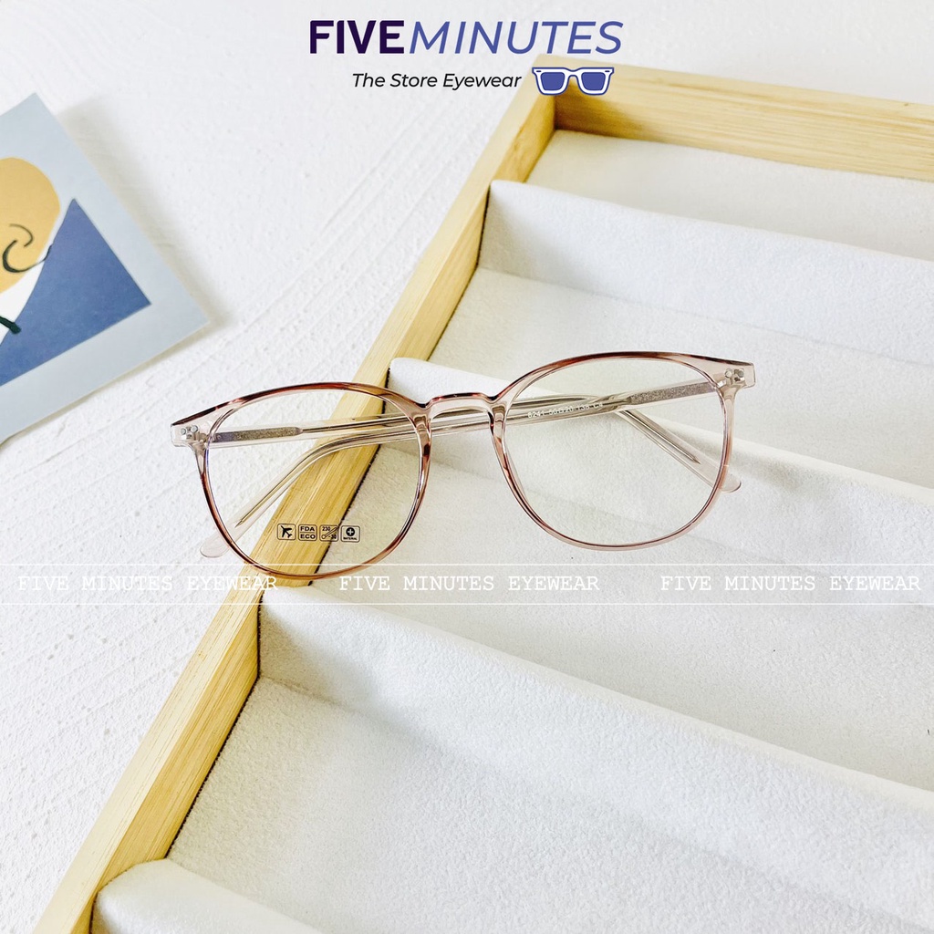 Gọng kính nam nữ, nhựa dẻo lõi kim loại nhiều màu 8241 Siêu hot - Kính Mắt Five Minutes
