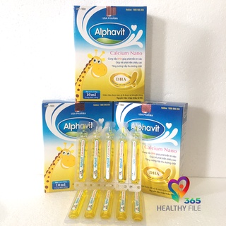 Alphavit canxi Calcium Nano (ăn ngon, tằn cường hấp thu dưỡng chất,trẻ còi xương, biếng ăn)