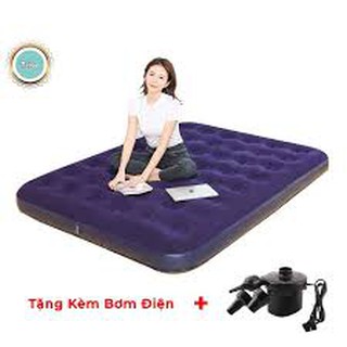 Giường bơm hơi bestway thu gọn, nằm êm, nhiều kích thước khác nhau tặng kèm bơm hơi điện 2 chiều