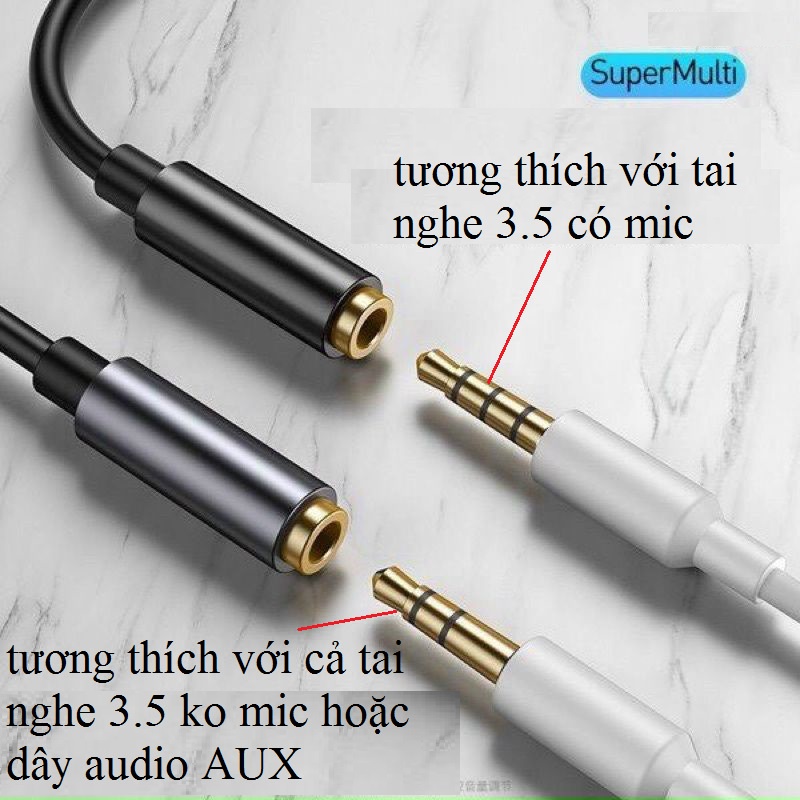 Type c to 3.5 Baseus L54, jack chuyển đổi tai nghe type c