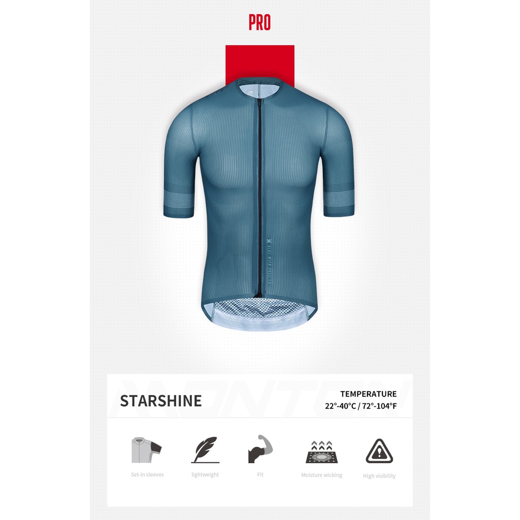 Áo Monton Pro StarShine SlateGray 11084