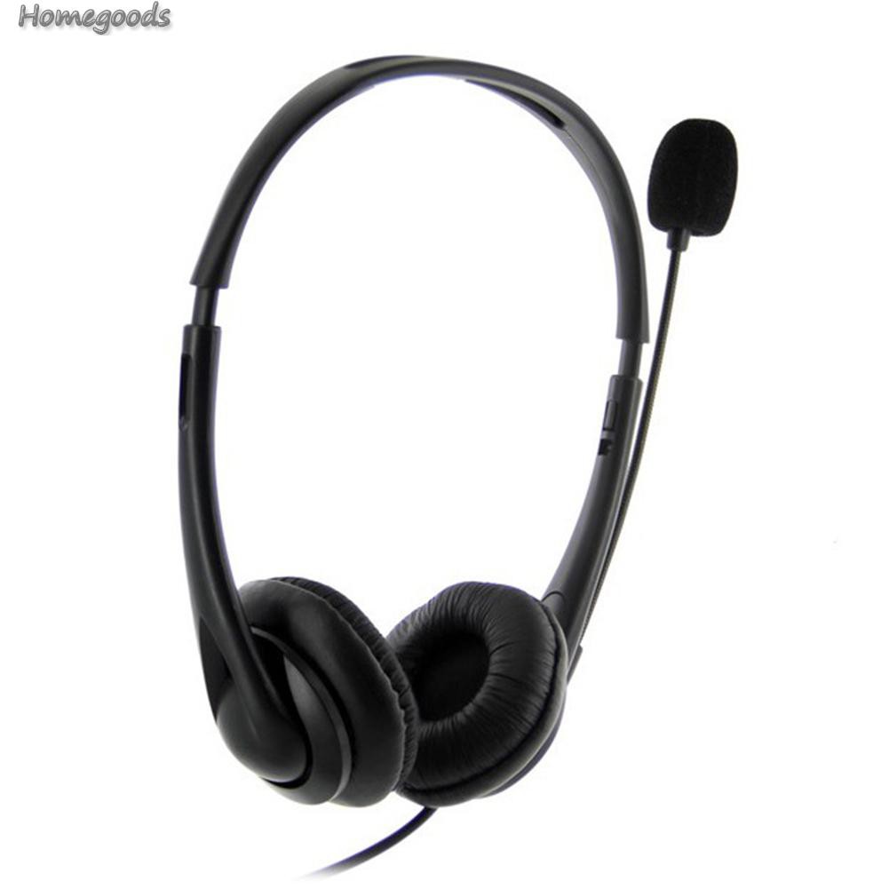 HOME-USB Wired Line Control Noise Reduction MIC Headphone for Online Call Center-GOODS