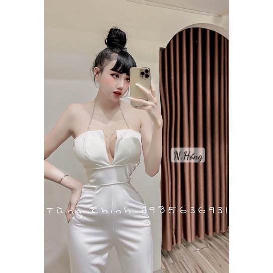 Jumpsuits phối đá