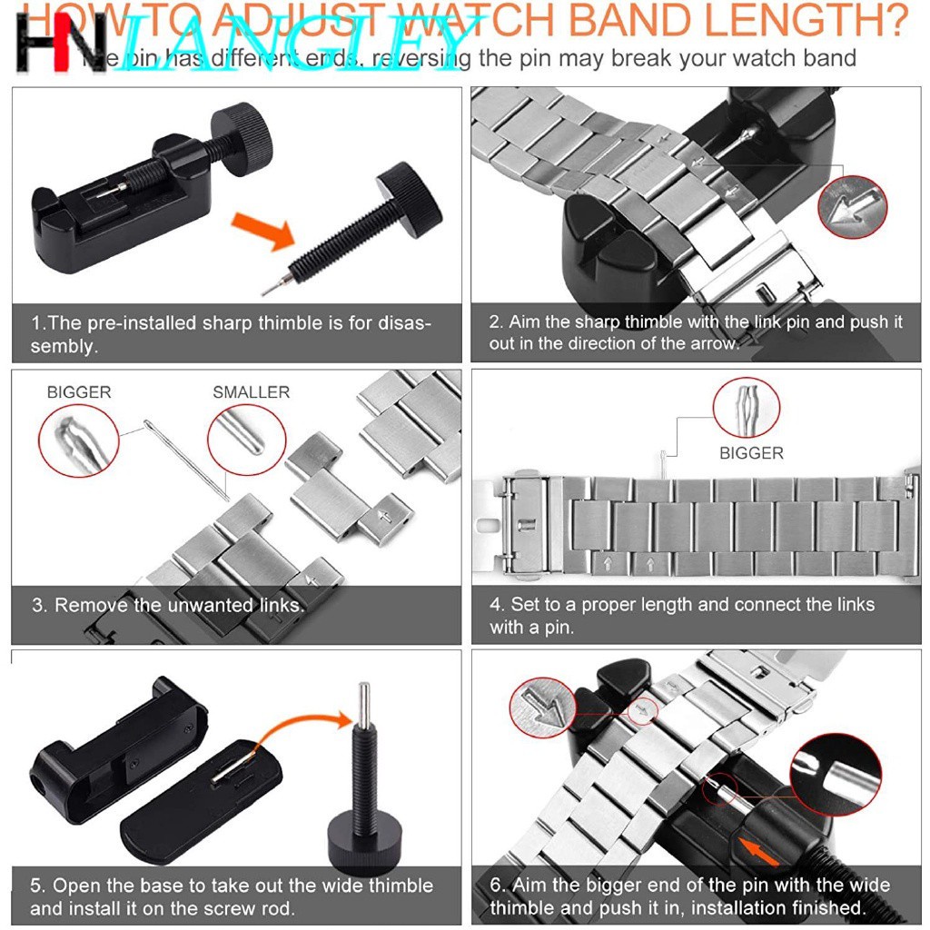 Vòng Đeo Tay Tháo Gỡ Nhanh Bằng Thép Không Gỉ 14mm / 16mm / 18mm / 19mm / 20mm / 22mm / 24mm