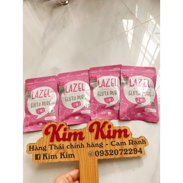 viên uống Trắng da Gluta Lazel