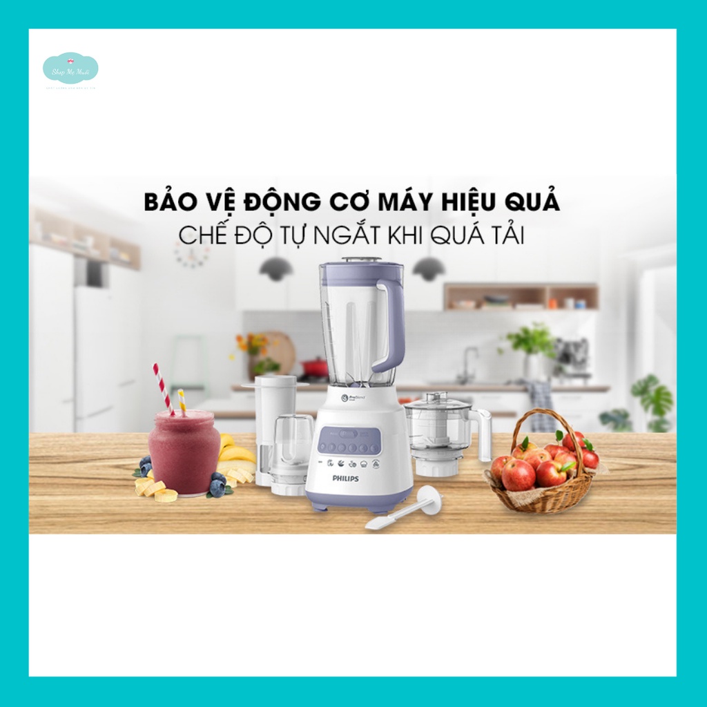 Máy xay sinh tố Philips HR2223 - 3 cối - 700W