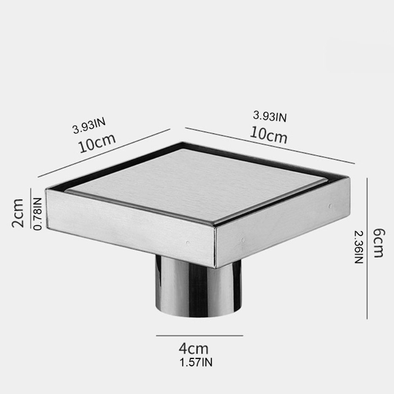 Nắp Đậy Cống Thoát Nước Sàn Nhà Tắm / Gara / Nhà Bếp Vô Hình