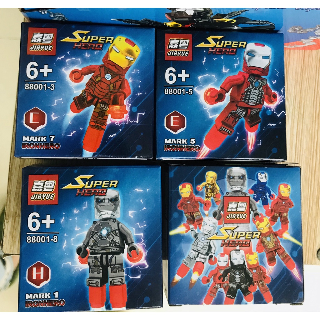 Đồ chơi lắp ghép siêu anh hùng - ninja - my world - người nhện - pubg