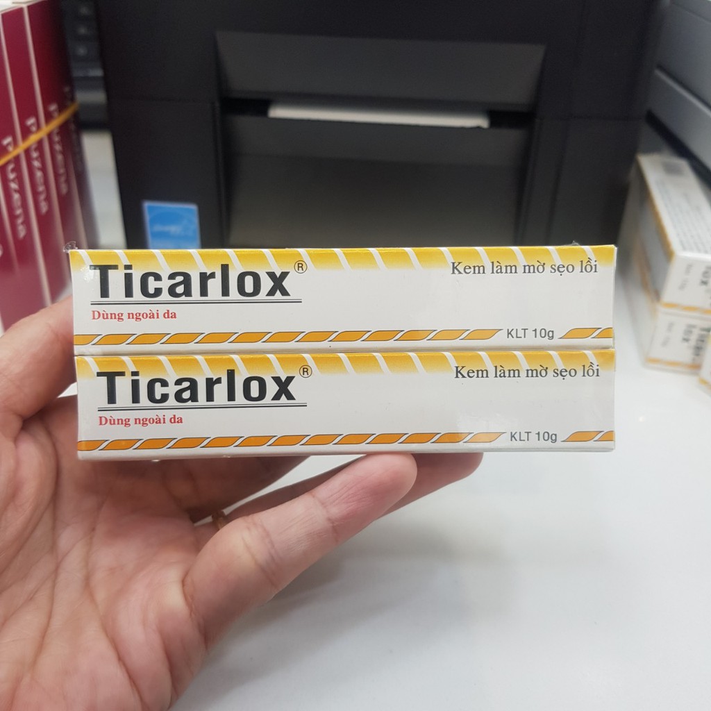 Kem làm mờ sẹo lồi Ticarlox 10g