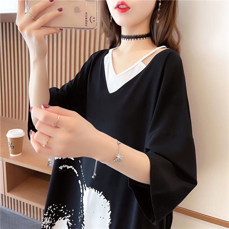 Áo thun áo phông nữ from rộng chất cotton co giãn size tới 70kg | BigBuy360 - bigbuy360.vn