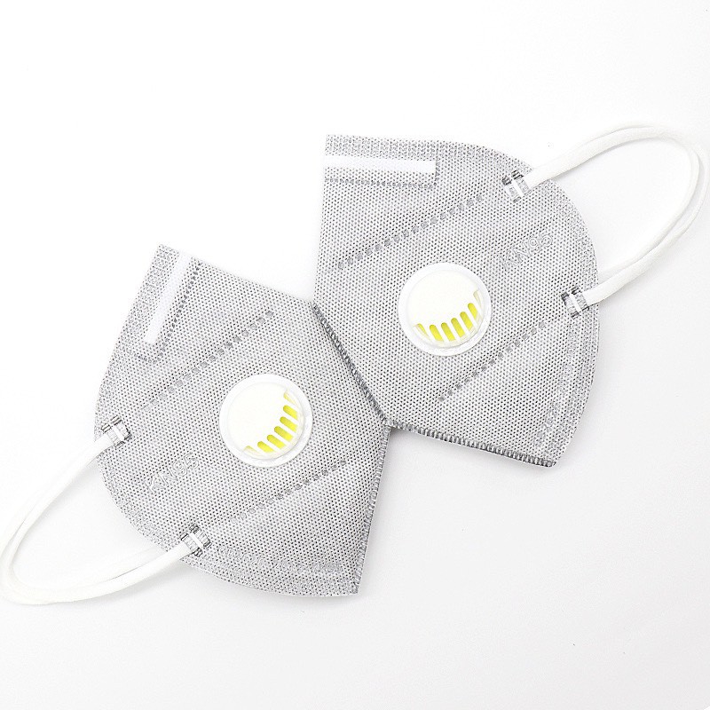 (KT01) Khẩu Trang KN95 Có 2 Van Thở,6 Lớp Than Hoạt Tính,Chống Bụi Mịn PM 2.5, Vi