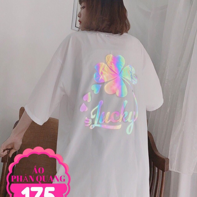 Áo hoa Lucky phản quang 7 màu TH567