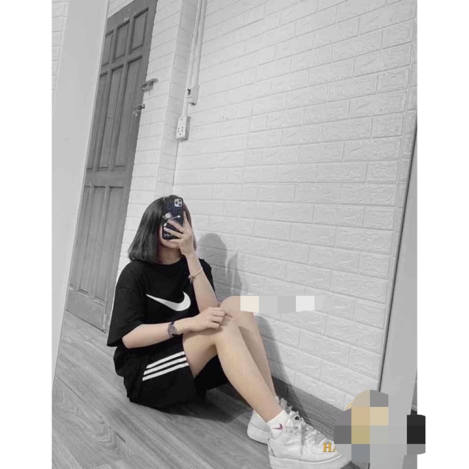 Quần 🦋 đùi kẻ sọc nam và nữ dáng suông ống rộng chất vải cotton lên form đẹp mix kèm áo thun khoác hay sơ mi áo kiểu | BigBuy360 - bigbuy360.vn