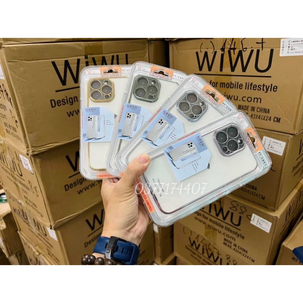 Ốp lưng Sulada trong dẻo viền màu cho iPhone 14, 14 Pro, 14 Plus, 14 Pro Max bảo vệ camera siêu đẹp