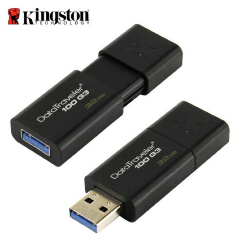 USB 3.0 32GB Kingston DataTraveler 100 -DT100G3/32GB- Bảo Hành 5 Năm- Hàng Chính Hãng