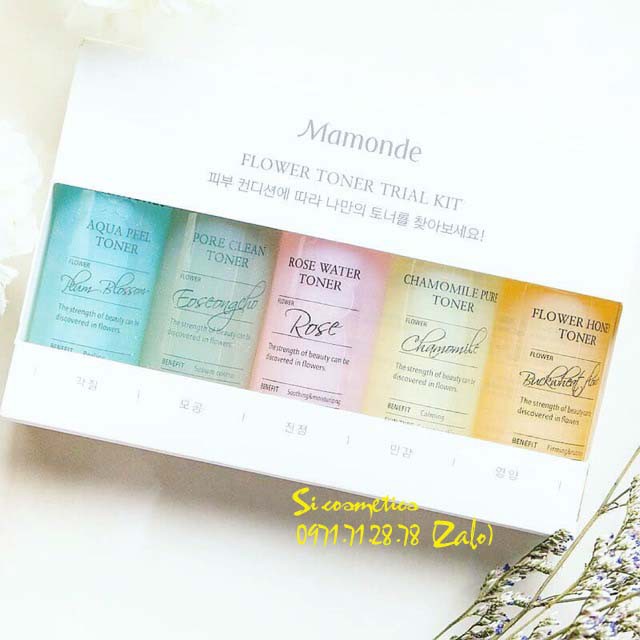 [ Mini Size ] Nước hoa hồng Mamonde Flower Toner Trial Kit