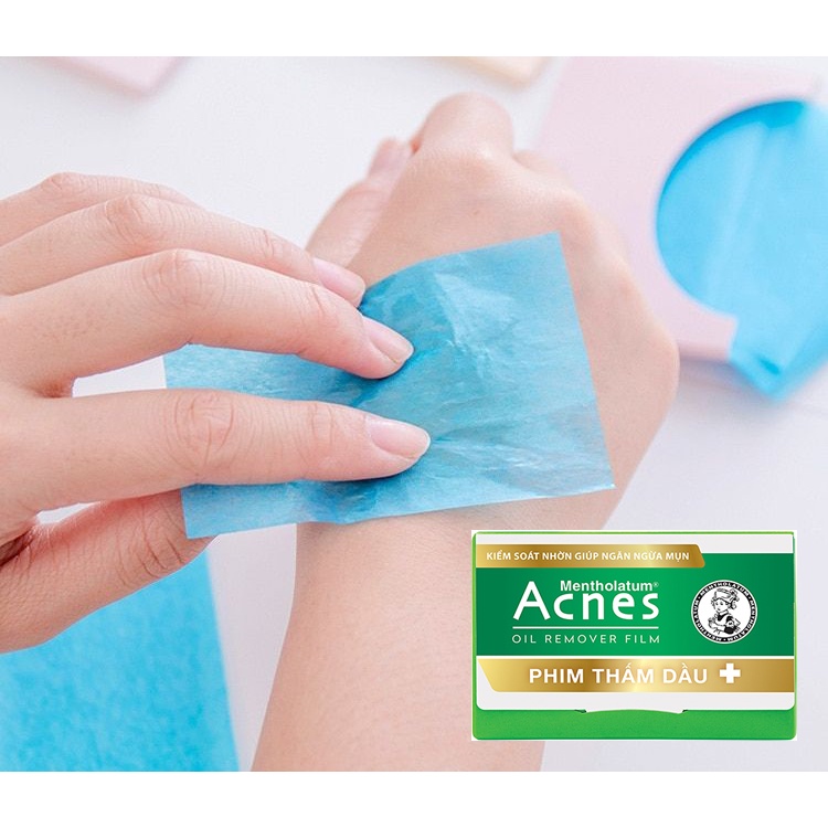 Giấy Thấm Dầu &amp; Phim Thấm Dầu Acnes Kiểm Soát Dầu Nhờn, Ngừa Mụn Oil Remover Paper/Film