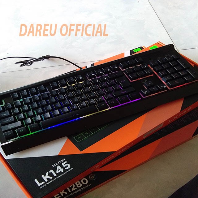 Combo Bàn phím gaming Bosston MK912 + Chuột Dareu EM908, Led rgb rainbow 9 chế độ - BiBiTechs