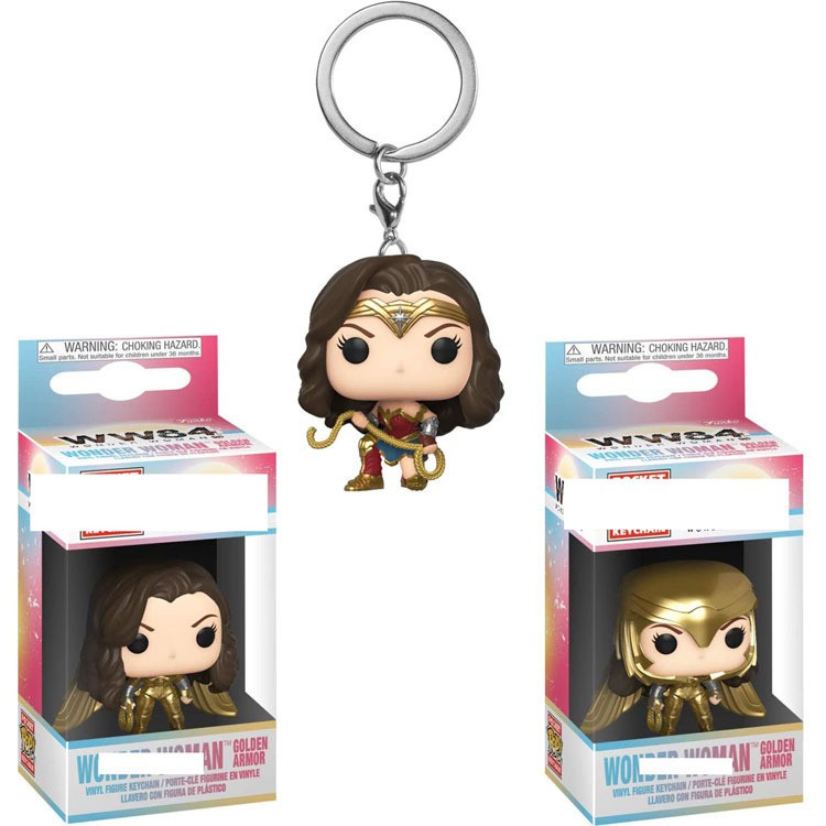 Funko Pop! Móc Khóa In Hình Nhân Vật Wonder Woman 1984》DC