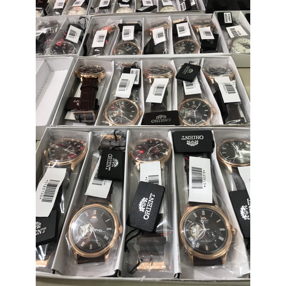 Đồng hồ nam dây da Orient Caballero FAG00001T0 Nâu Cafe