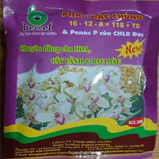 Phân bón npk cao cấp - phân tím npk cao cấp 16-12-8-11+te gói 200g