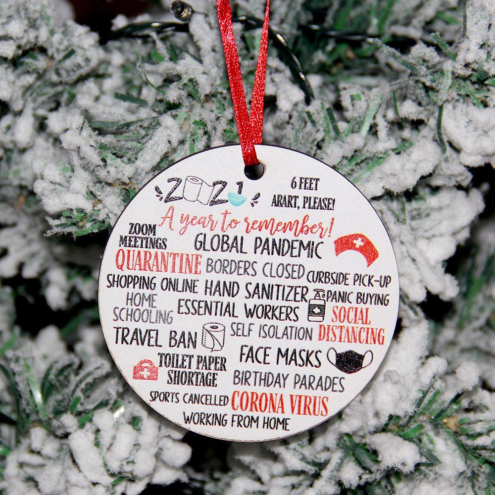 LAKAMIER Phụ Kiện Trang Trí Giáng Sinh Bằng Gỗ Hình Chữ Merry Christmas Xinh Xắn