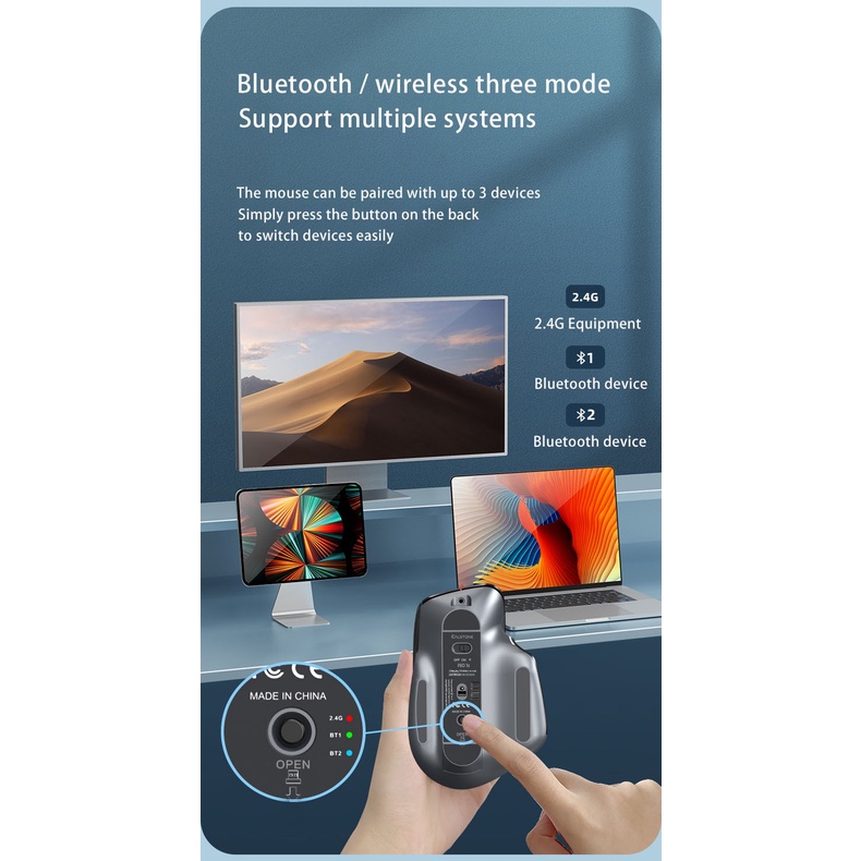 Chuột máy tính không dây Calstone Pro 1S