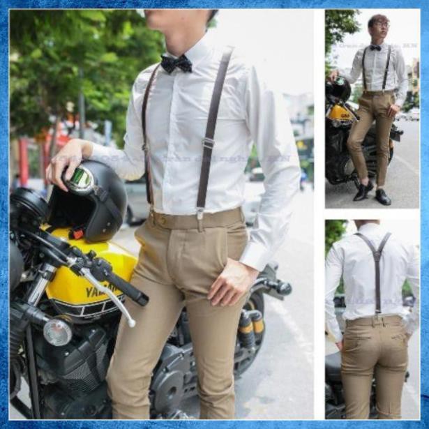[Bán Sỉ] - dây đeo quần suspender  bản 1,5cm - 2.5cm VINTAGE-RETRO - chuyên dự event, kỉ yếu.