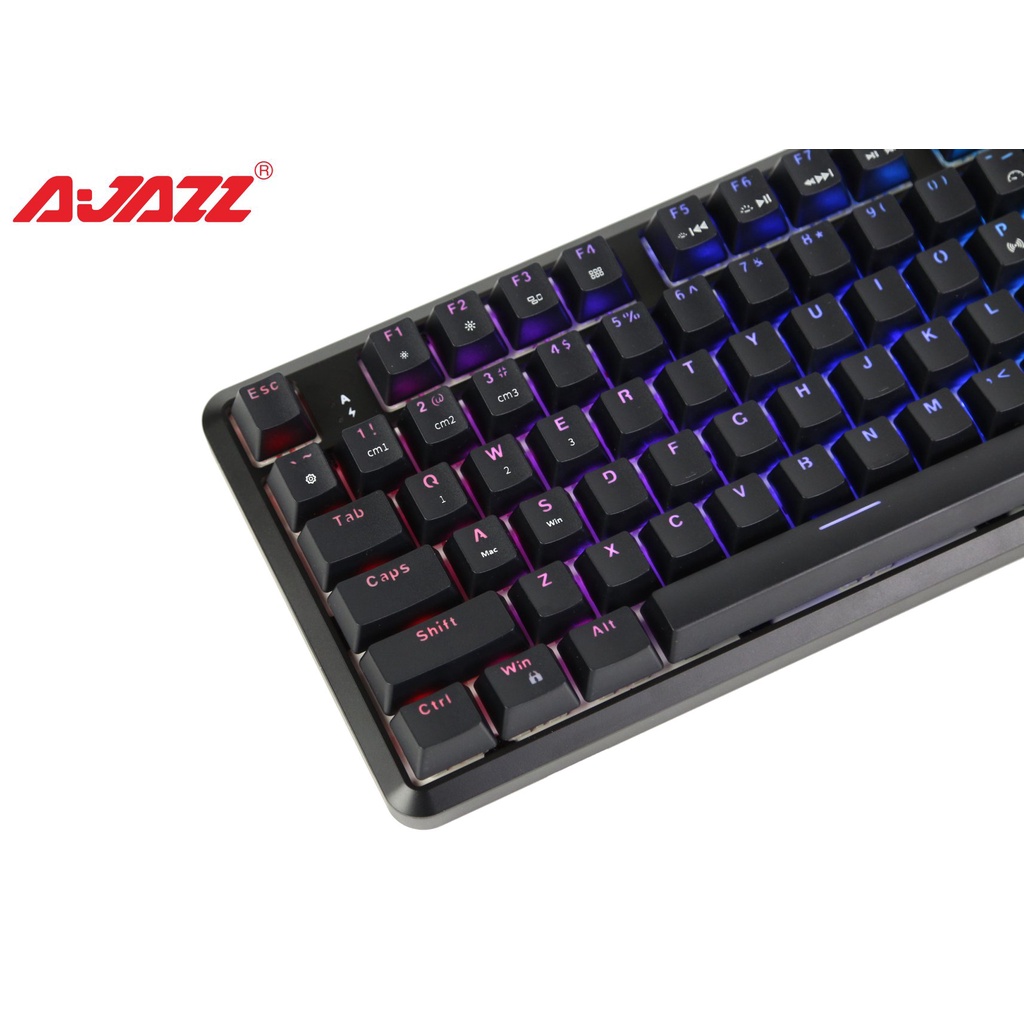 Bàn phím cơ Ajazz K870T Black RGB Bluetooth 5.0 - Hàng chính hãng
