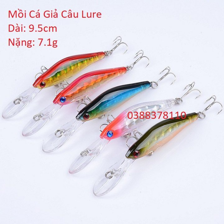 Mồi Câu Cá, Mồi Cá Giả Câu Lure - MG1