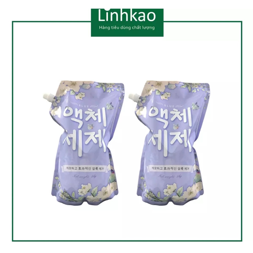 Nước giặt Blue Công nghệ hàn quốc túi 2kg
