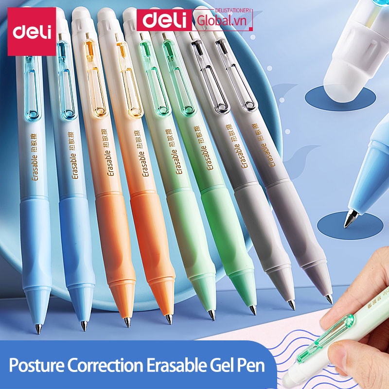 Bút Mực Gel Ngòi 0.5mm Có Thể Xóa Được Màu Đen / Xanh Dương