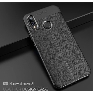 Ốp Giả Da Auto Focus Dành Cho Huawei Nova 3i / 2i / y9