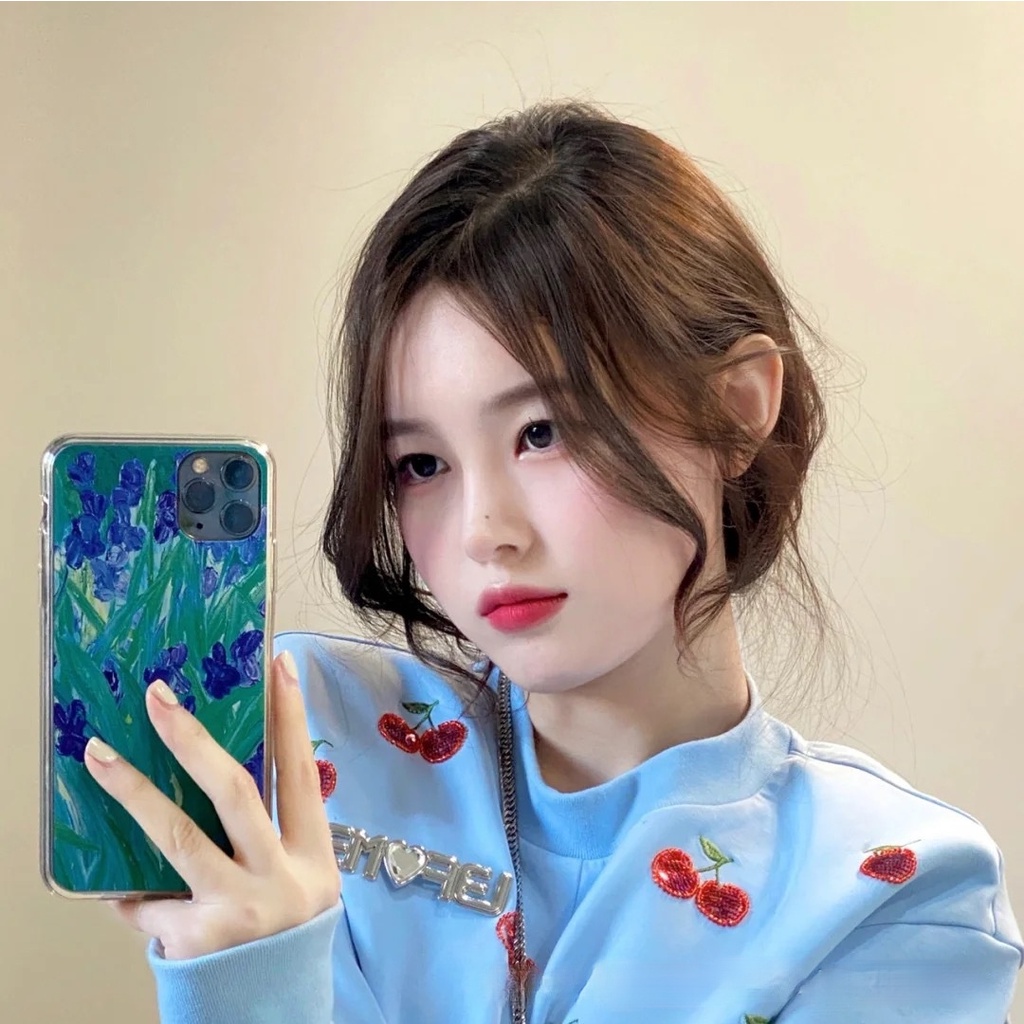 1 Pcs Bộ Tóc Giả Dài Mái Ngang Tự Nhiên Cho Nữ