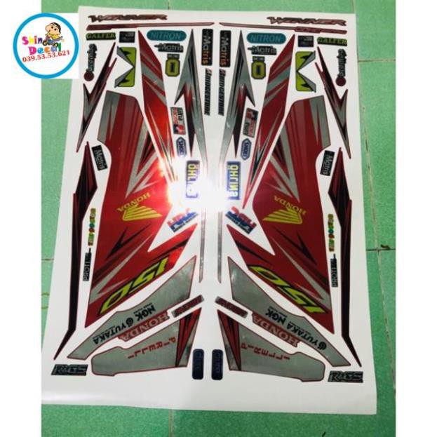 Tem rời winner đỏ đen chất liệu Crom