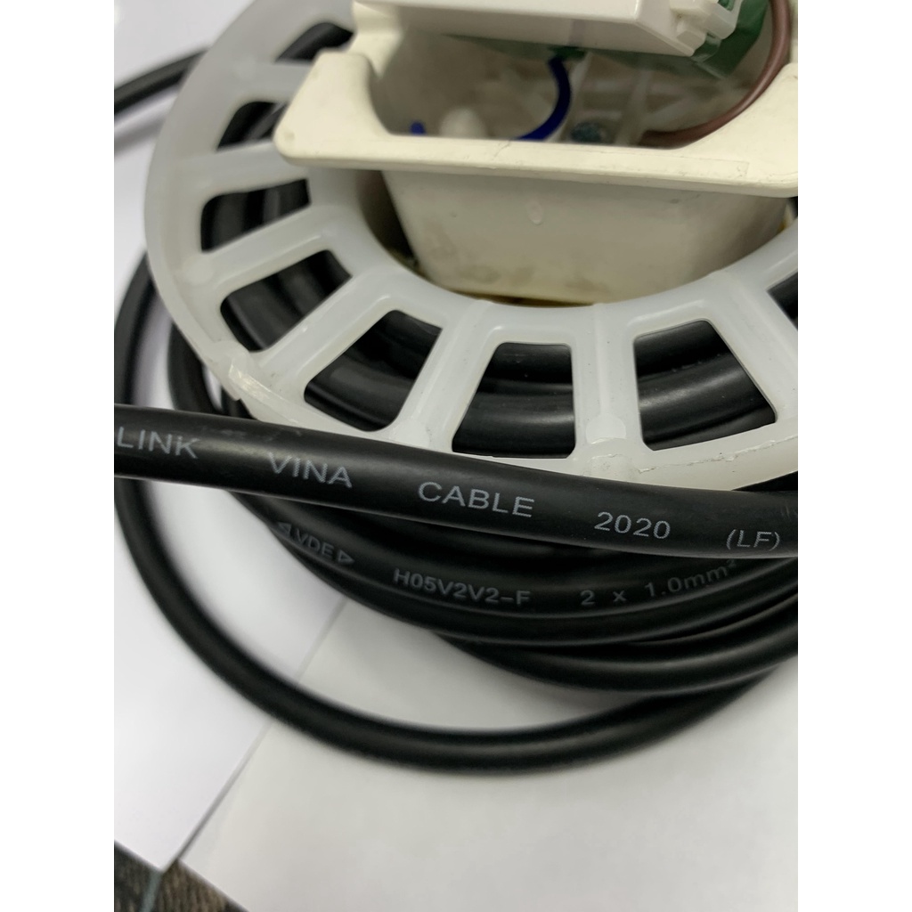 Dây nguồn nối dài 6m, chân cắm 2 chấu, hàng zin theo máy hút bụi có dây thiều quấn lại