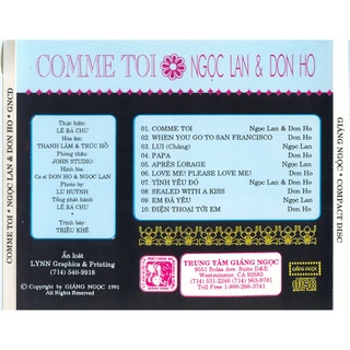 dĩa cd nhạc don hồ