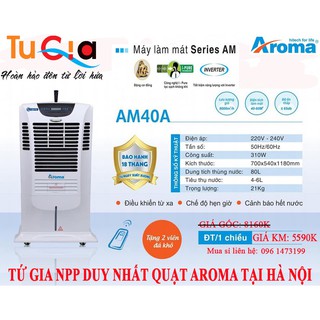 QUẠT ĐIỀU HÒA AROMA AM40A