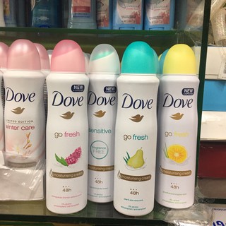 [Hàng Mỹ] Xịt khử Mùi Toàn Thân Dove 150ml