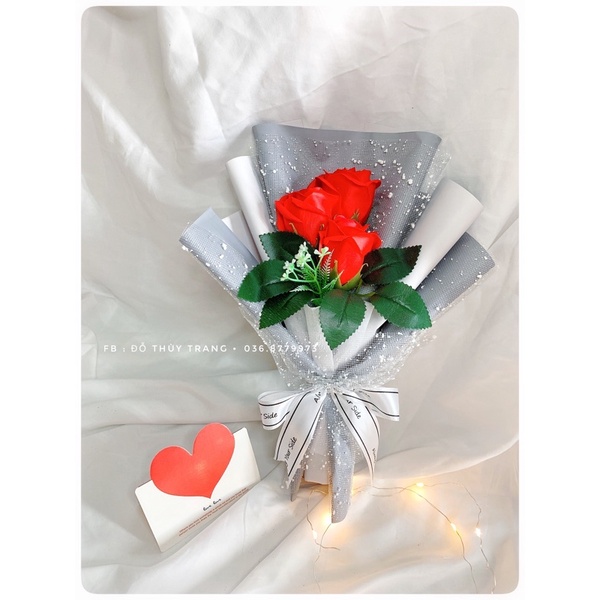 [ 100gram ]Lá hoa hồng giả trang trí