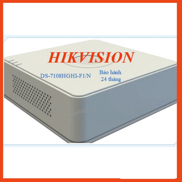 Chính hãng Đầu ghi 8 kênh Hikvision 7108HGHI chính hãng bảo hành 24 tháng